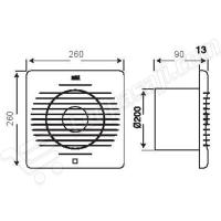 HOROZ ELEKTRİK 200'LÜK BEYAZ PLASTİK FAN 500-000-200