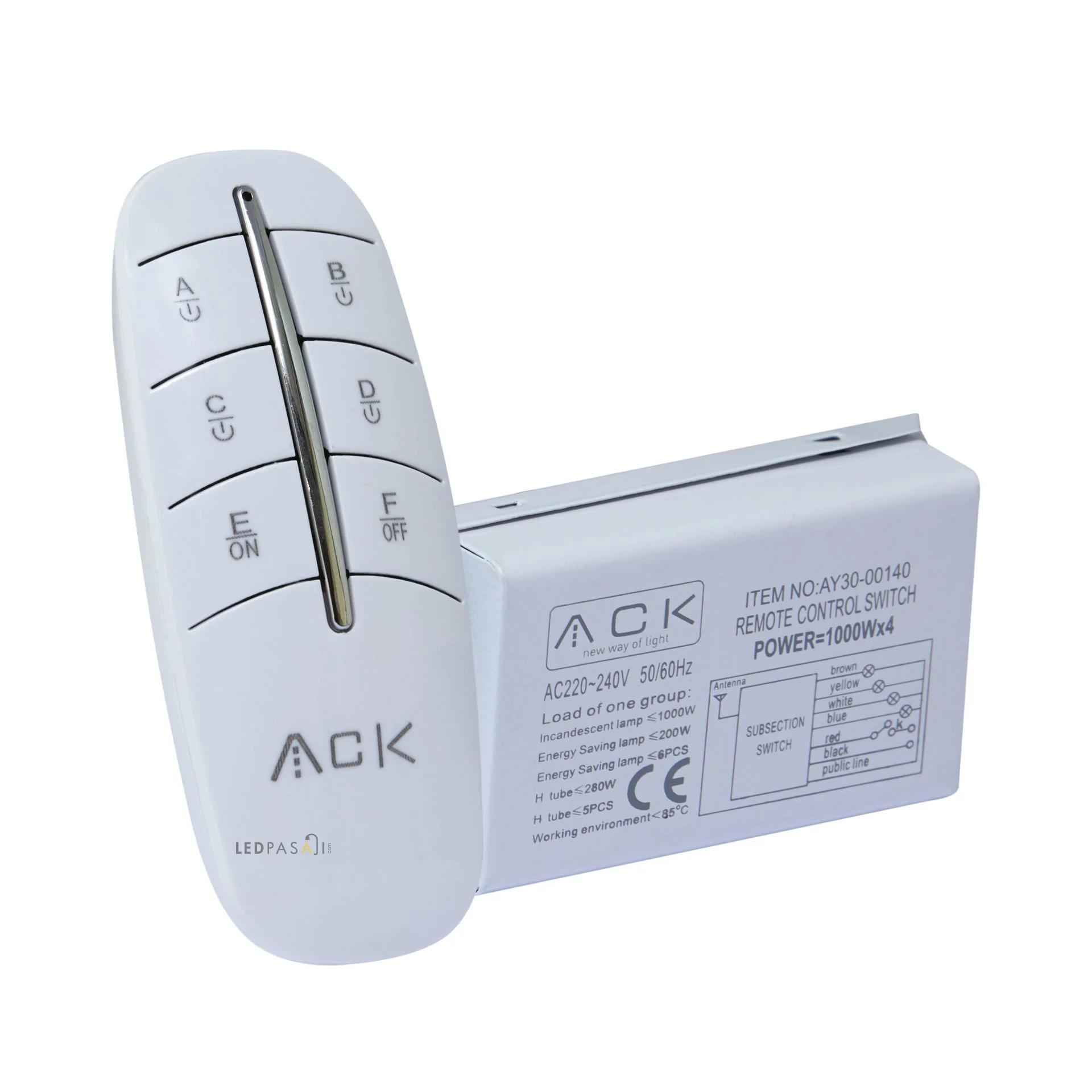 Kontrol Cihazları,ACK 3 KANALLI AVİZE KUMANDASI AY30-00120