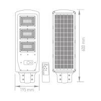ACK 90 WATT LED SOLAR SOKAK ARMATÜRÜ AT42-09031