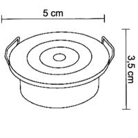 ATLANTİS 1 WATT POWER LEDLİ YILDIZ SPOT A2104