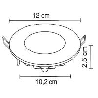 ATLANTİS 6 WATT SIVA ALTI YUVARLAK LED PANEL A2309