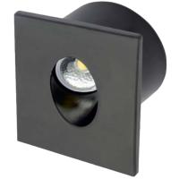 CATA 3 WATT KARE SİYAH KASA KORİDOR ARMATÜRÜ CT-5179