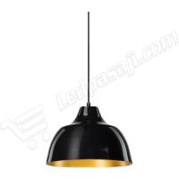 CATA DEKORATİF SARKIT ARMATÜR(PARLAK SİYAH -SARI-30CM) CT-8236