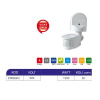 ERKLED 180 DERECE DUVAR TİPİ SENSÖR ERK8004