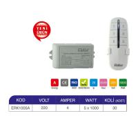 ERKLED 5 KANAL AVİZE KUMANDASI ERK1005A