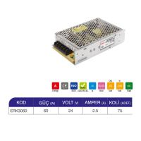 ERKLED 24 VOLT 2.5 AMPER LED TRAFOSU ERK3060