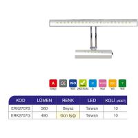 ERKLED LALE 7 WATT ÇİFT FONKSİYONLU LEDLİ DUVAR APLİĞİ ERK2707