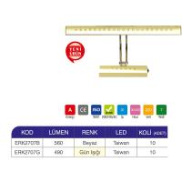 ERKLED LALE 7 WATT ÇİFT FONKSİYONLU LEDLİ APLİK GOLD ERK2706