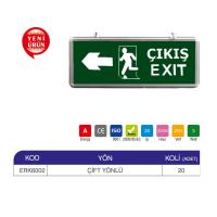 ERKLED LED ÇİFT TARAFLI EXİT ÇIKIŞ ARMATÜRÜ ERK6002