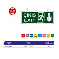 ERKLED LED ÇİFT TARAFLI EXİT ÇIKIŞ ARMATÜRÜ ERK6004