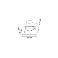 GOYA 8 WATT SIVA ALTI KARE SMD LEDLİ ARMATÜR GY 1742-8