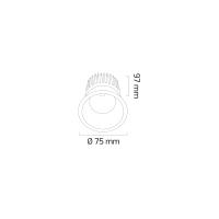 GOYA 8 WATT SIVA ALTI YUVARLAK SMD LEDLİ ARMATÜR GY 1730-8-DIM