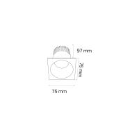 GOYA 8 WATT SIVA ALTI KARE SMD LEDLİ ARMATÜR GY 1731-8