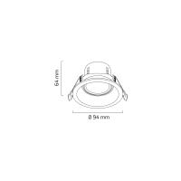 GOYA 8 WATT SIVA ALTI YUVARLAK SMD LEDLİ ARMATÜR GY 1735-8-DIM