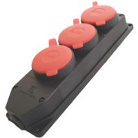 HOROZ ELEKTRİK KAUÇUK TRİFAZE ÜÇLÜ PRİZ 800-400-010