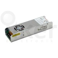 İLED 12 VOLT 30 AMPER METAL SLİM İÇ MEKAN TRAFO S-12V 30A