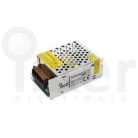 İLED 24 VOLT 1,5 AMPER METAL SLİM İÇ MEKAN TRAFO S-24V 1,5A