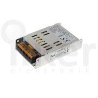 İLED 5 VOLT 10 AMPER METAL SLİM KASA İNCE İÇ MEKAN TRAFO S-5V 10A