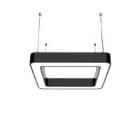 LED PASAJI 40x40CM SIVA ÜSTÜ OVAL KARE SİMİT LİNEER ARMATÜR LP3700