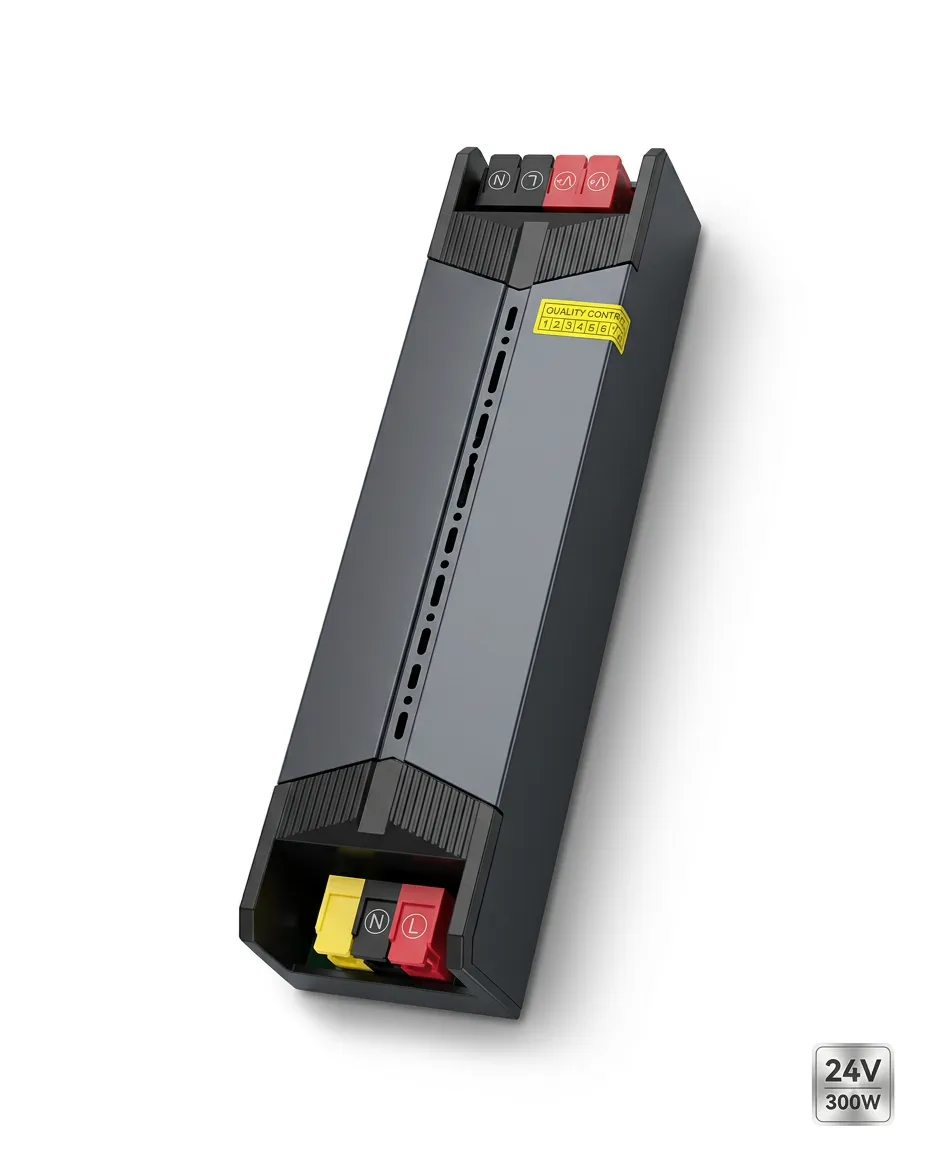 Premium 24V Yüksek Verimli Led Driver Trafo - Düşük Kayıplı Slim Şerit Led Sürücü